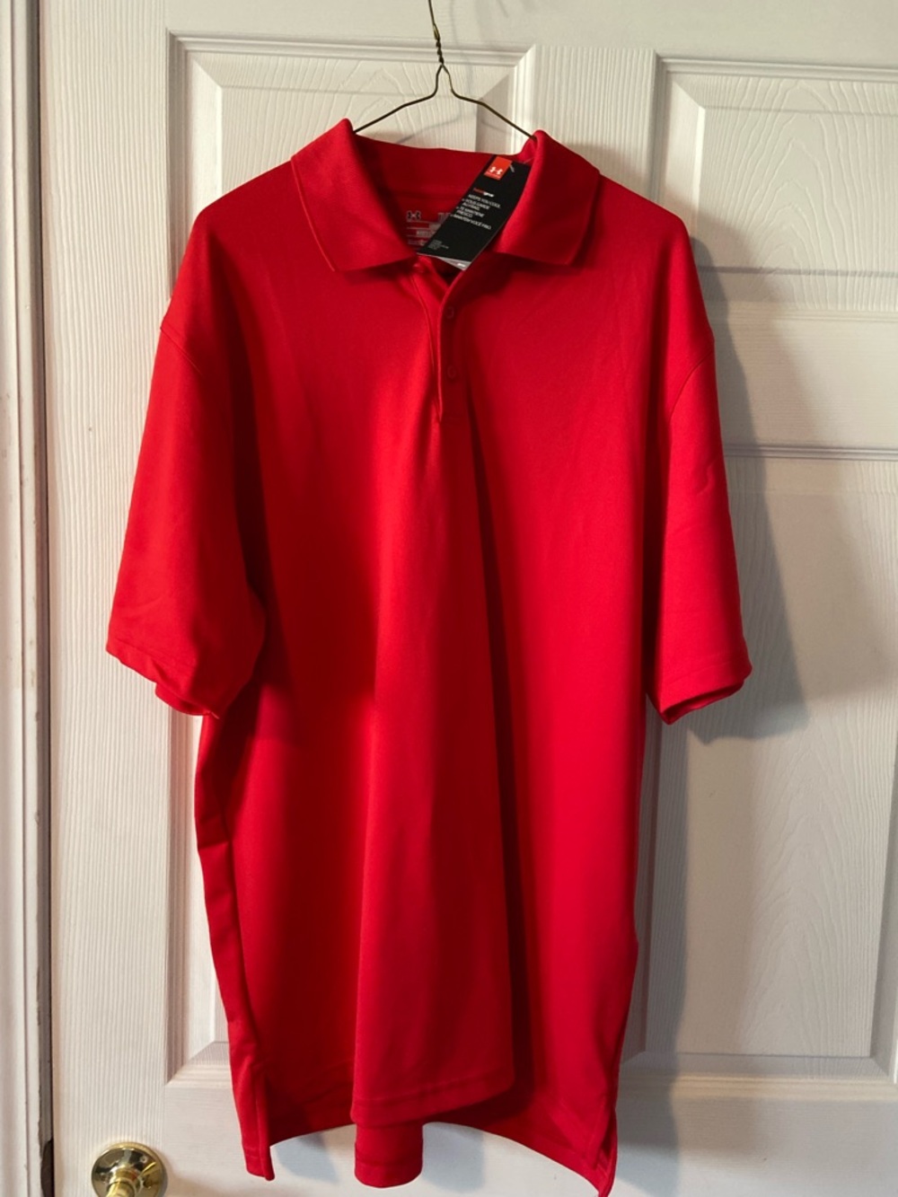Under Armour Bright Red Men's Polo Shirt